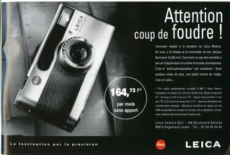 Publicité Leica