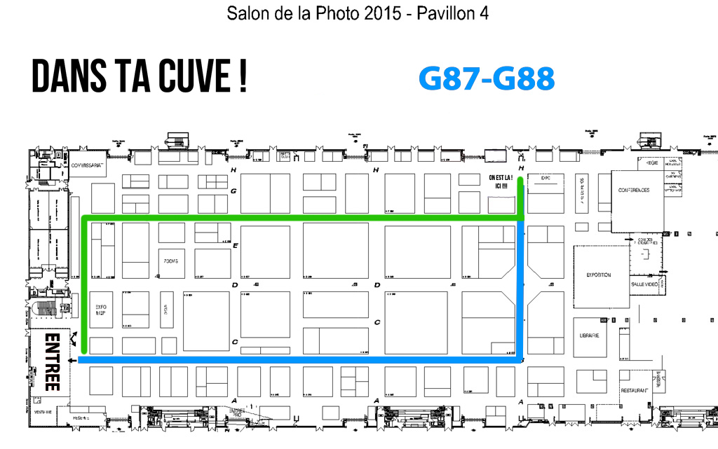 Pour nous retrouver sur le stand du salon de la photo
