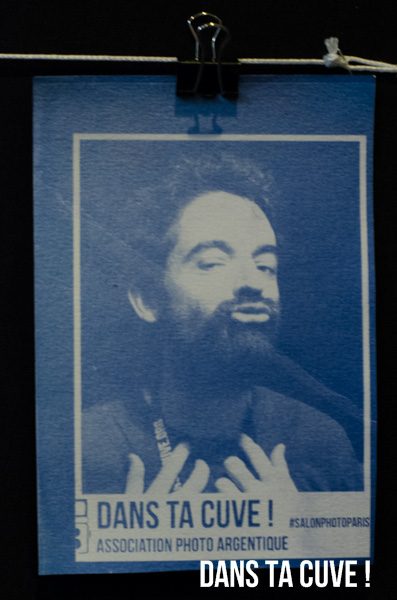Démonstration de portrait en cyanotype