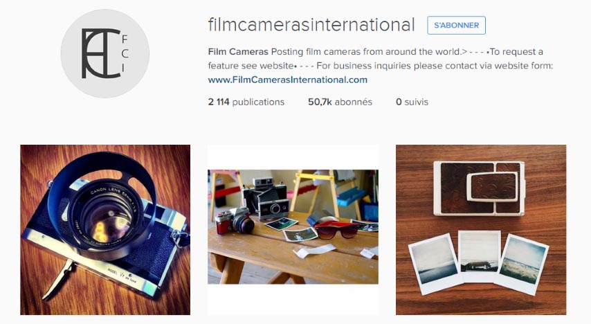 Instagram - @filmcamerasinternational